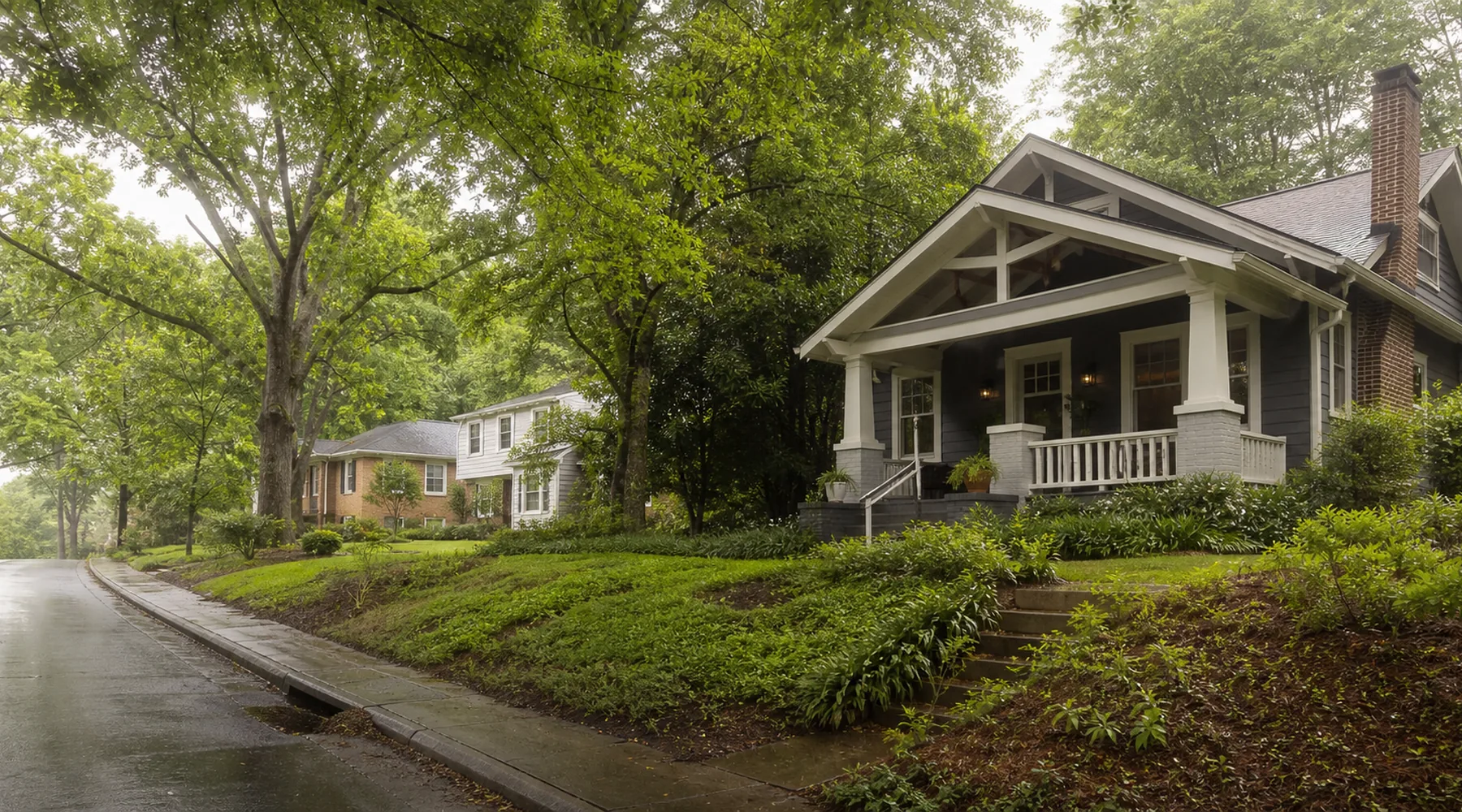 A believable Durham-area home suited to exterior painting planning